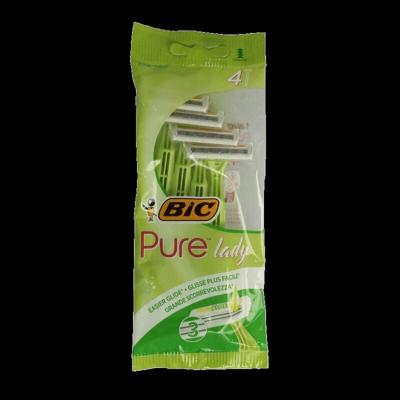 BIC Pure lady pouch 4 Stuks BIC Pure lady pouch 4 Stuks