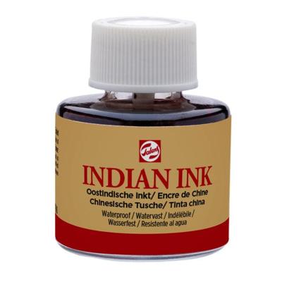 Oost-Indische inkt Talens zwart 11ml | 3 stuks
