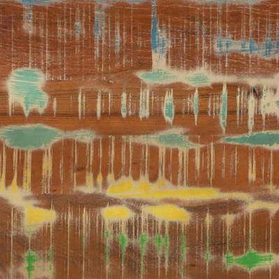 Wandtafel 2 pcs Multikleur 161 x 33 x 75 cm Bewerkt hout