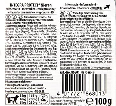 ANIMONDA Integra Protect Renal Pork - nat kattenvoer - 100g