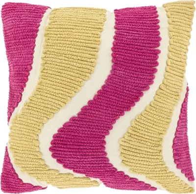 Unique Living kussen charly 45x45cm fuchsia
