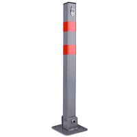 Parkeerslagboom 5x5x65 cm incl Sleutel - thumbnail