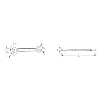 Stahlwille 40031821 10 18 X 21 Dubbele steeksleutel Sleutelbreedte (metrisch) 18 - 21 mm - thumbnail