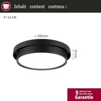 Paulmann 96780 Malik LED-plafondlamp LED 13.5 W Zwart (mat) - thumbnail
