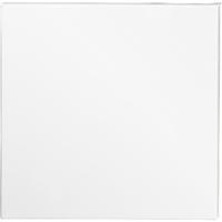 Creativ Company Canvas, d: 1.6 cm, afm 50x50 cm, 360 gr, wit, 5 stuk/ 1 doos - thumbnail