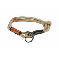 TRIXIE BE NORDIC HALSBAND HOND HALF-SLIP ZAND / ZWART 50X1,3 CM - thumbnail
