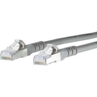 Metz Connect 130845A533-E RJ45 Netwerkkabel, patchkabel CAT 6A S/FTP 15.00 m Grijs Snagless 1 stuk(s) - thumbnail