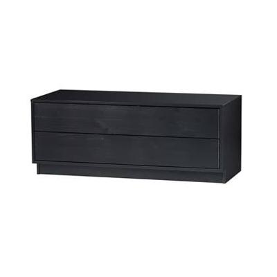 WOOOD TV-meubel 'Finca' Mat zwart, 100cm