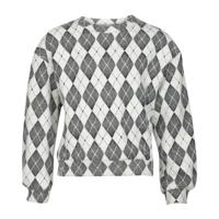 Sweater Aagje Grey & Off-White - thumbnail