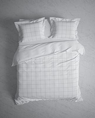 Heckett & Lane Heckett & Lane Diamante Dekbedovertrek 200 White