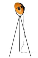 Lucide ALVARO - Vloerlamp - 1xE27 - Zwart - thumbnail