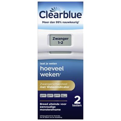 Clearblue Digitale Zwangerschapstest met Wekenindicator Clearblue Digitale Zwangerschapstest met Wekenindicator