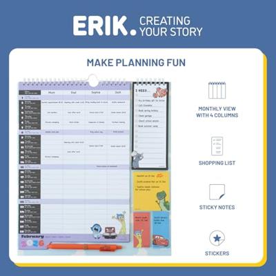Pixar 4 persoons Planner 2026