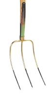 Mestvork 3 tanden houten steel 130 cm en stift verbinding - thumbnail
