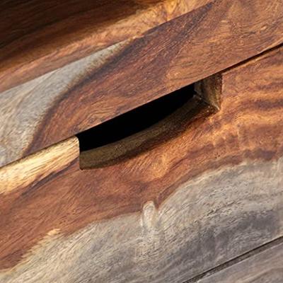 TV-meubel 130x30x40 cm massief acaciahout