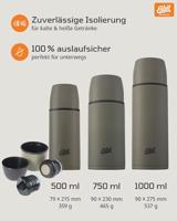 Thermosfles ESBIT Vacuum Flask 750ml, olijfgroen - thumbnail