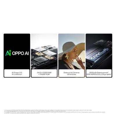 Oppo Reno12 5G 256GB/12GB Dual SIM Plateado