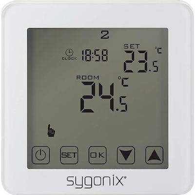 Sygonix SY-4961570 Touch 2 Kamerthermostaat Montagewijze: Inbouw (in muur) Weekprogramma 1 stuk(s) - thumbnail