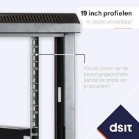 DSI 37U serverkast met glazen deur - DS6837 server rack - thumbnail