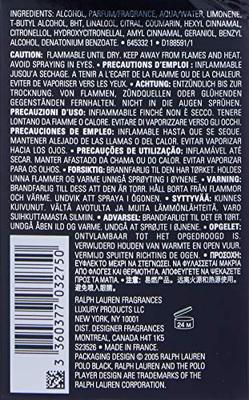 Ralph Lauren Polo Black Eau de toilette Spray 75 ml Heren