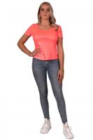 T-shirt dames neon pink - thumbnail