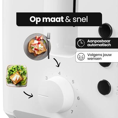 Clatronic TA 3801 W Broodrooster Wit