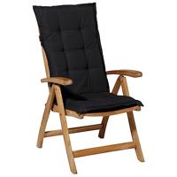 Kussen hoog 50x123 Panama black - thumbnail