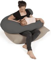 Terapy Uli voedingskussen - Donkergrijs | 100cm x 80cm x 30cm - thumbnail