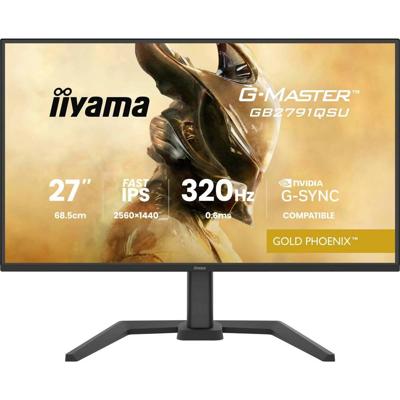 Iiyama G-MASTER Gaming monitor Energielabel F (A - G) 68.6 cm (27 inch) 2560 x 1440 Pixel 16:9 0.6 ms IPS LED