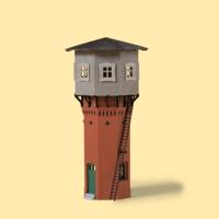 Auhagen 11412 H0 Watertoren - thumbnail
