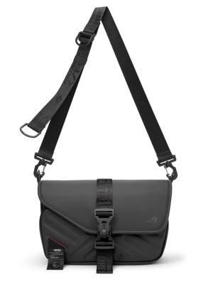 ASUS BC3004 ROG SLASH SLING BAG 4.0 PU leer, Polyester Zwart