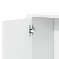 Dressoir 60x31x70 cm bewerkt hout wit - thumbnail