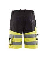 Blåkläder Short met stretch High-Vis 15411811 | Zwart/High Vis Geel | Maat 60 - 7330509692196 - thumbnail
