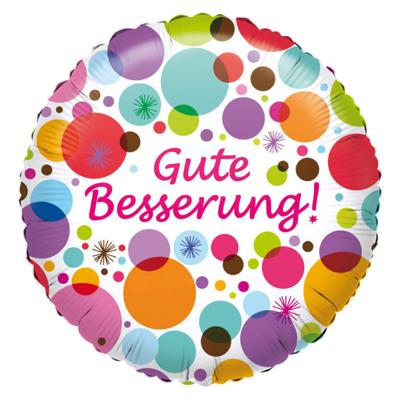 Amscan Folieballon Gute Besserung 43 Cm Wit/multicolor