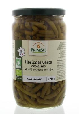 Primeal Haricots verts sperziebonen extra fijn bio 660 Gram