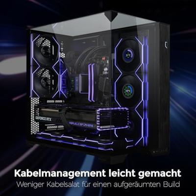 Lian Li Lian Li UNI FAN TL Wireless LCD Lüfter, ARGB, PWM - 120 mm, schwarz PC-ventilator Zwart (b x h x d) 120 x 28 x 124 mm Lian Li Lian Li UNI FAN TL Wireless LCD Lüfter, ARGB, PWM - 120 mm, schwarz PC-ventilator Zwart (b x h x d) 120 x 28 x 124 mm