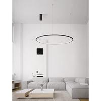 Lyora Ronde hanglampTarquin zwart Ø 100cm - 9345609 - thumbnail