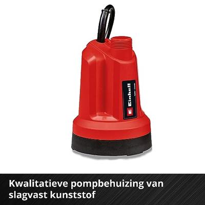 Einhell GE-SP 18 LL Li Solo - Accu Dompelpomp | 18V | 4500 L/h | Zonder accu&apos;s en lader - 4181560 - 4181560