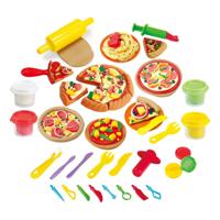 Playgo mijn eigen pizzeria kleiset - 4 kleipotjes - thumbnail