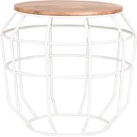 LABEL51 bijzettafel 'Pixel' 40 cm, kleur Wit - thumbnail
