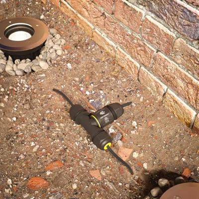 Kabelverbinder - T-vorm - IP68 waterdicht - Koppelstuk - Geschikt voor 4-12mm kabeldikte Kabelverbinder - T-vorm - IP68 waterdicht - Koppelstuk - Geschikt voor 4-12mm kabeldikte