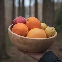 Pandoo Bamboe kom/schaal - m - 20 cm - thumbnail