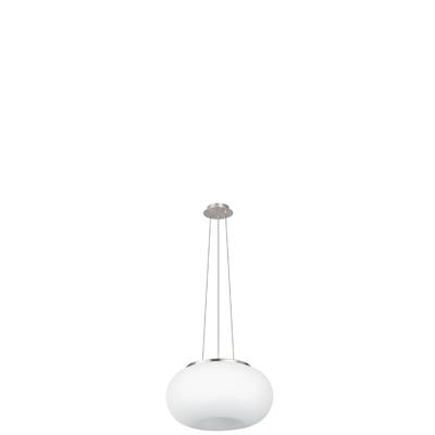 Eglo Design HanglampOptica 35cm nikkel met wit - 86814