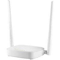 Tenda N301 WLAN-router voor aansluiting op de kabel-/DSL of glasvezelmodem (300 Mbit/s via WLAN, 3x LAN-poorten, WPS, voor 4K/HD Videostreaming & online games), wit - thumbnail