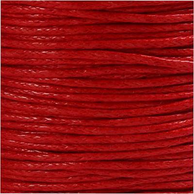 Creativ Company Katoenkoord, dikte 1 mm, rood, 40 m/ 1 rol