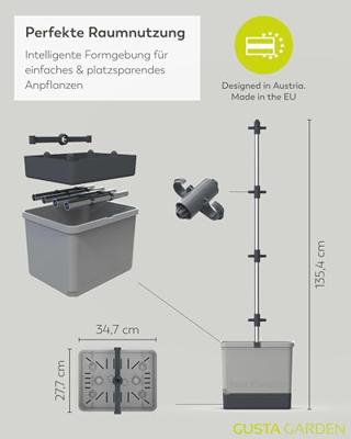 Gusta Garden - Tom Tomato - Tomatenplantenbak met watertank