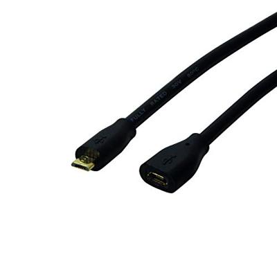LogiLink USB-kabel USB 2.0 USB-micro-B stekker, USB-micro-B bus 1.50 m Zwart CU0122 LogiLink USB-kabel USB 2.0 USB-micro-B stekker, USB-micro-B bus 1.50 m Zwart CU0122