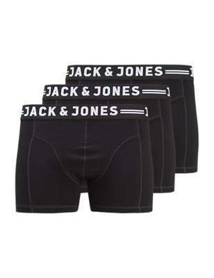 3-Pack heren boxershorts - Black waistband - Katoenen heren ondergoed grote maten