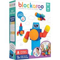 Blockaroo magnetische foam blokken robot box, 10dlg. - thumbnail