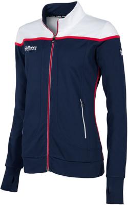 Reece 865610 Varsity Stretched Fit Jacket Full Zip Ladies - Navy-White - M